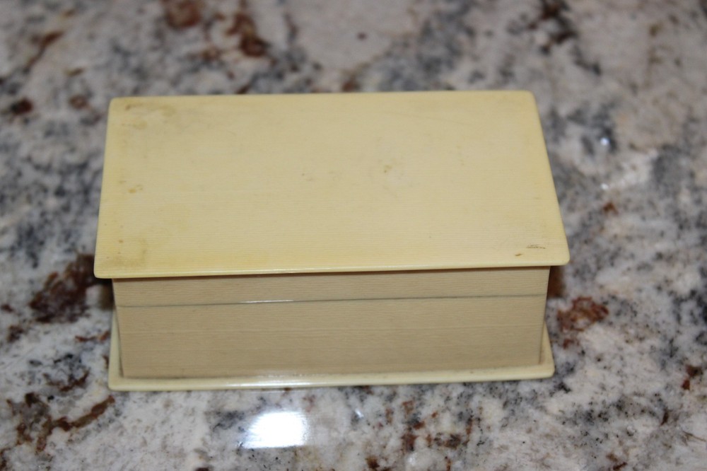 Vintage Celluloid Gillette Razor Box Holder