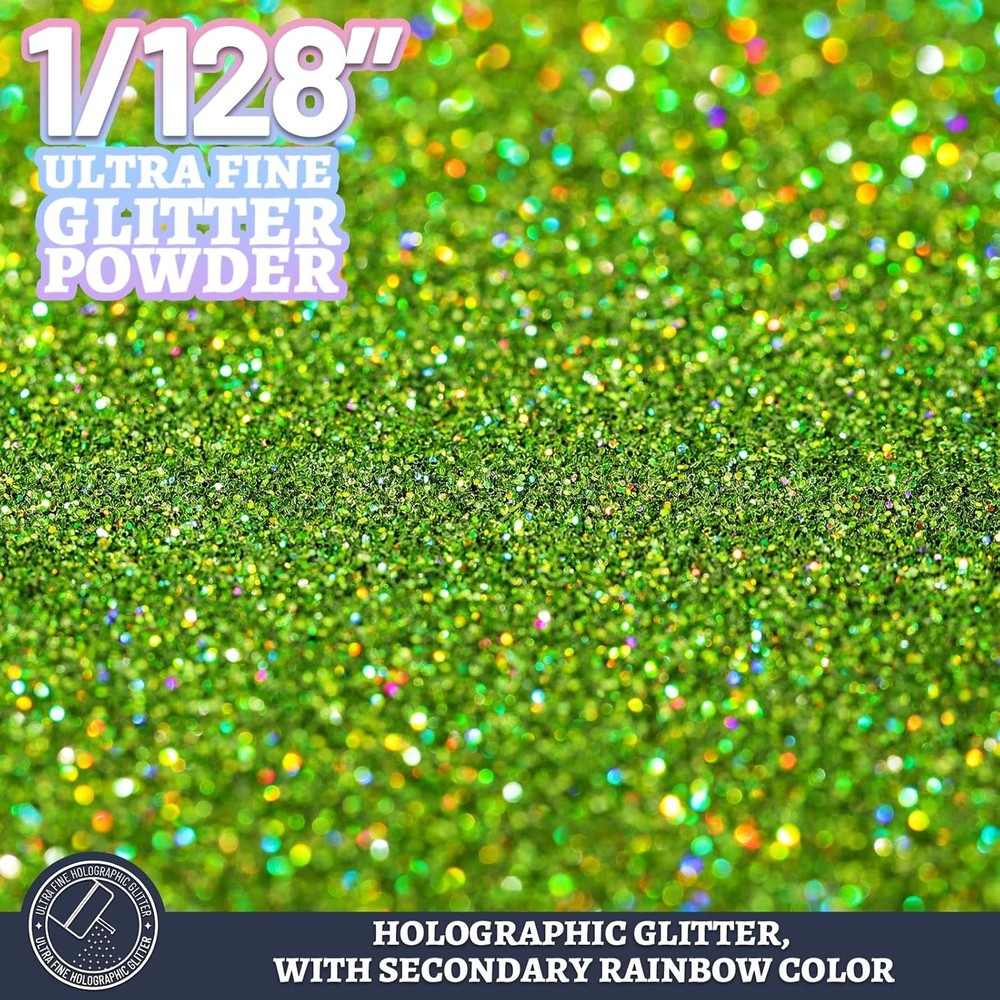 Light Green Holographic Glitter