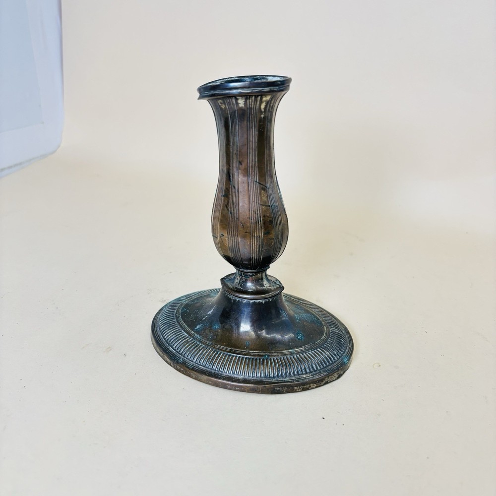 Antique Sheffield Candlestick Silver Plate