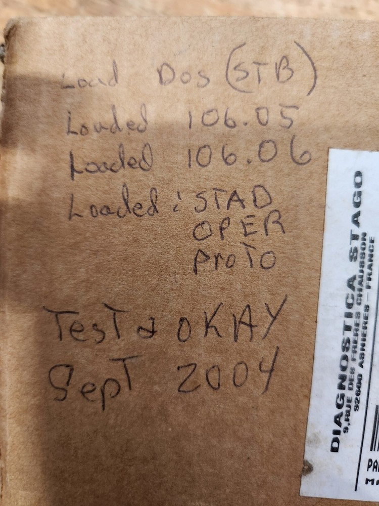 Diagnostica STAGO Hard Drive with software pre-loaded.