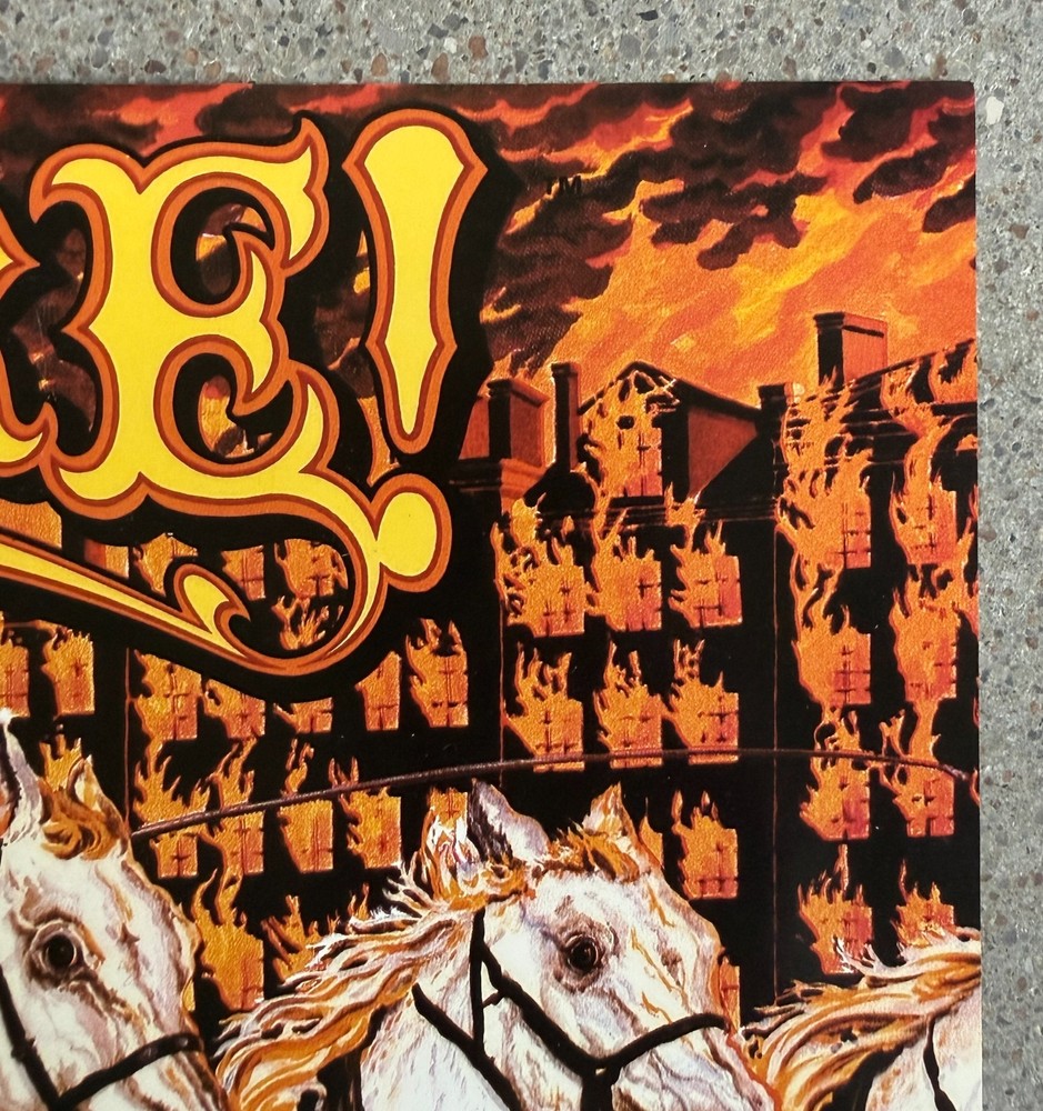 Fire! Original Pinball Arcade Flyer | 1987 Williams | Good Condition