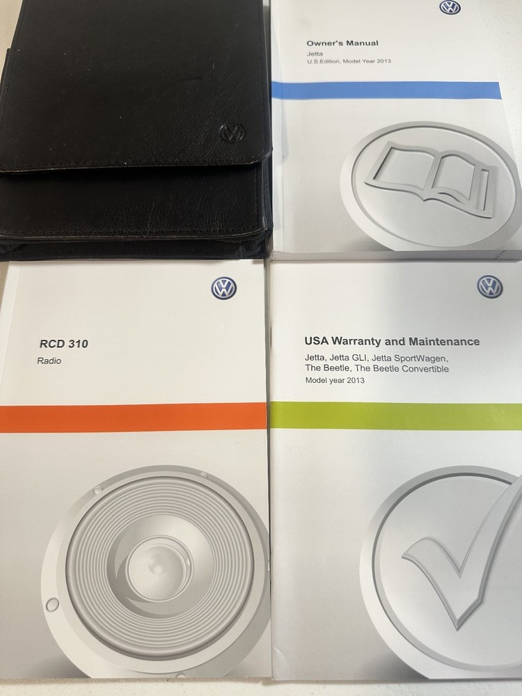 2013 Volkswagen Jetta Owner's Manual Set