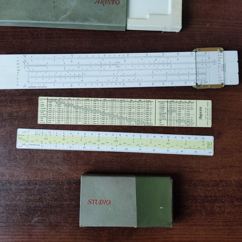 Vintage German Aristo Studio Slide Rule