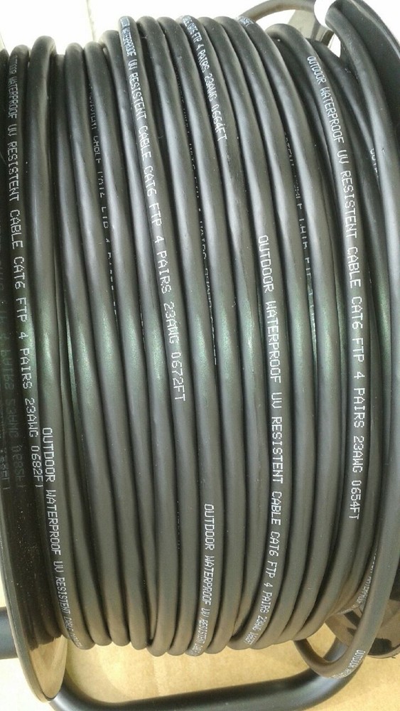 150 FT PRO CAT6 Tactical Shielded w/Neutrik Ethercon RJ45 Digital Cable on reel