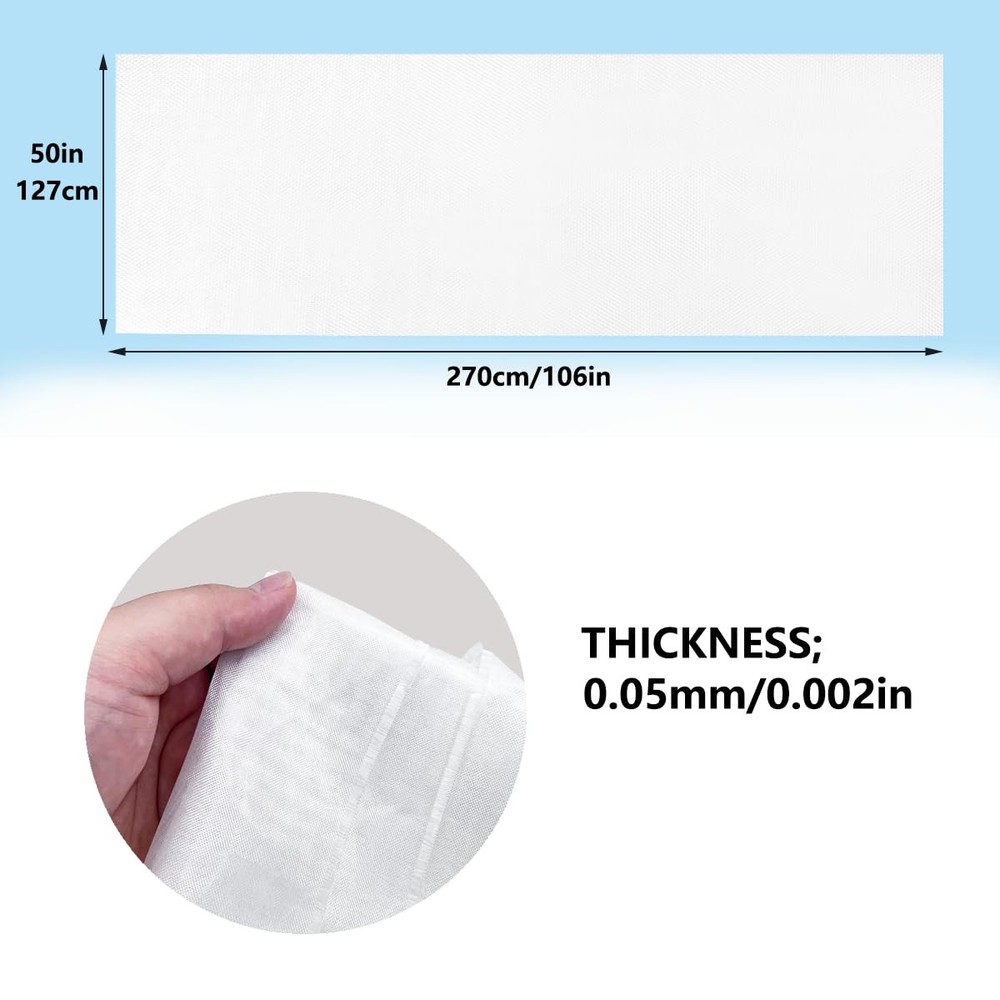 Fiberglass Cloth Plain Weave Mat Woven 0.05mm, White