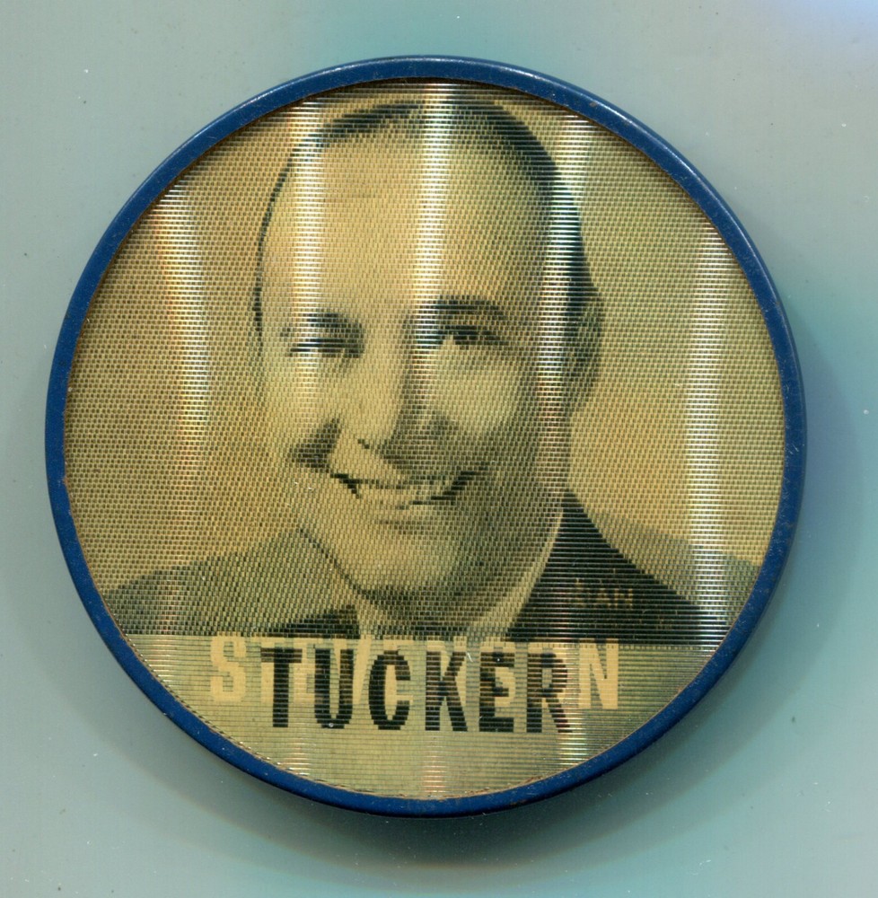 Stevenson Tucker Flasher Pinback & Tucker Tab