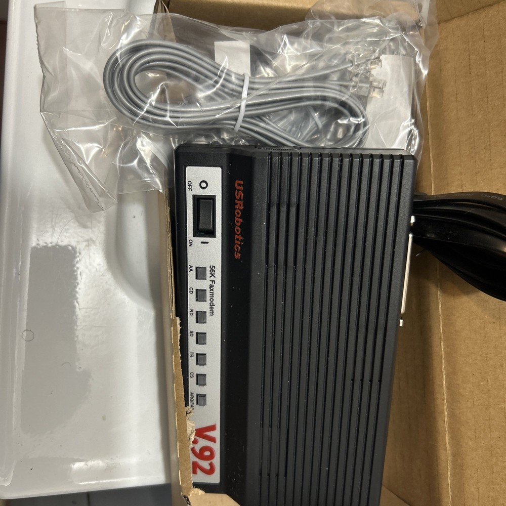 USRobotic 5686G V92 & V90 External Faxmodem