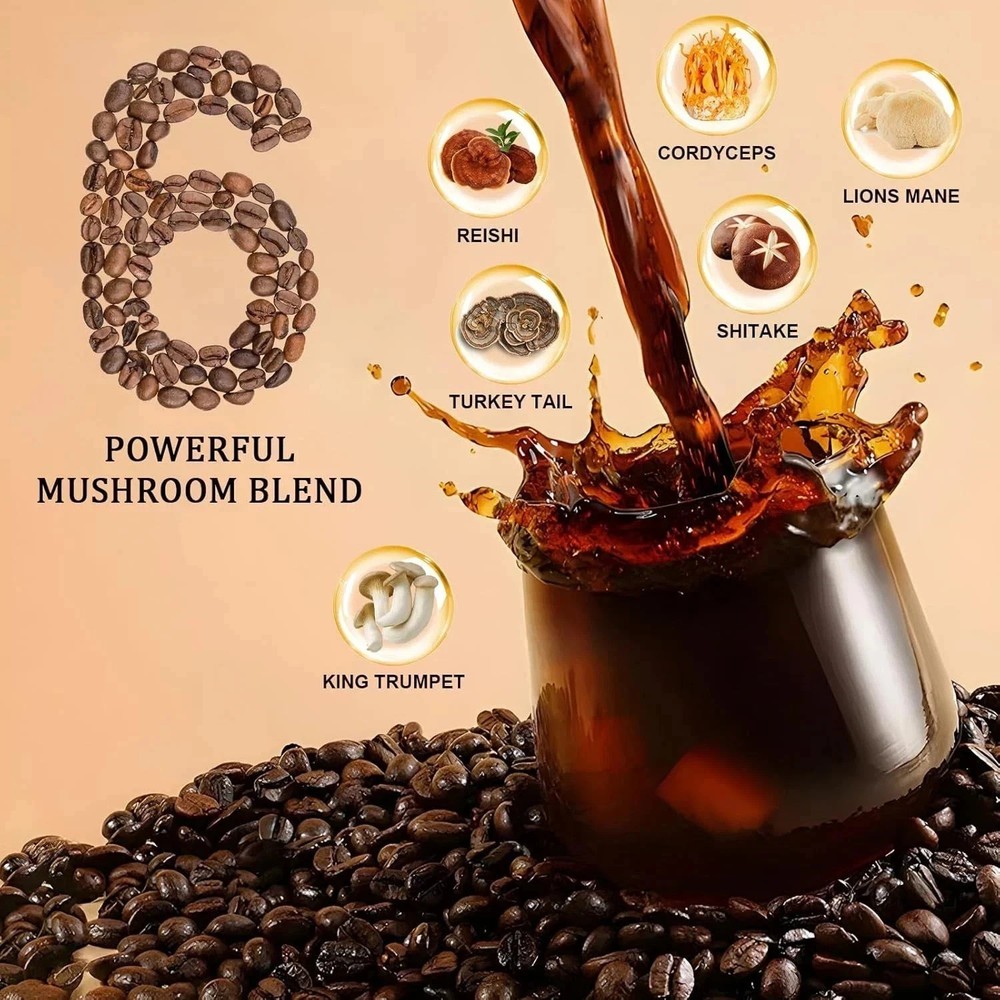 3 PACK Mushroom Coffee 100% Authentic FREE SHIPPING