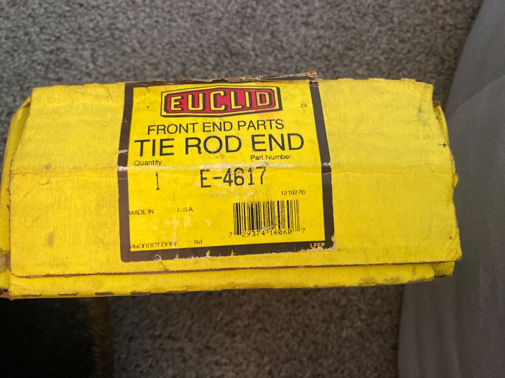 Euclid E-4617 Steering Tie Rod End Front Axle Type 1