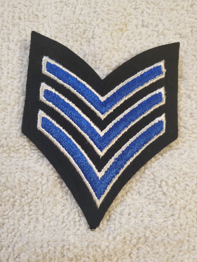 Vintage Sergeant (E-5) rank chevron Law Inforcement