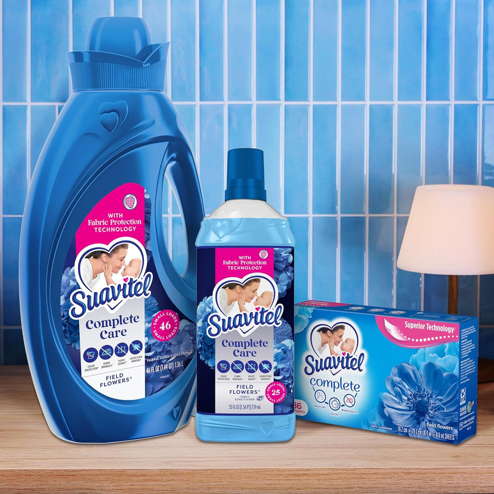 Complete Liquid Fabric Softener, Fabric Conditioner, HE Compatible, 100 Small...