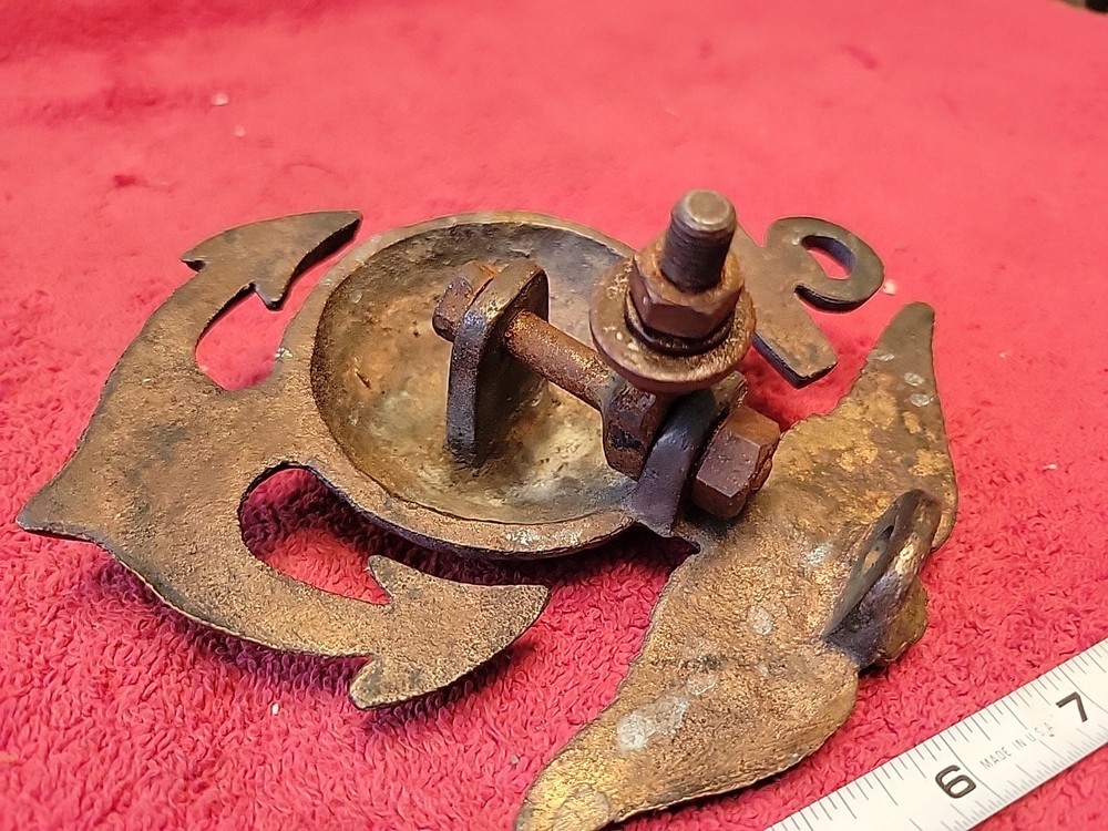 US MARINE CORPS BRASS GLOBE EAGLE ANCHOR