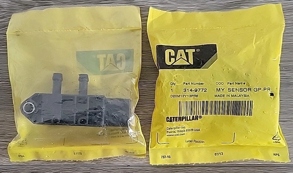 Genuine CAT 314-9772 Differential Pressure Sensor