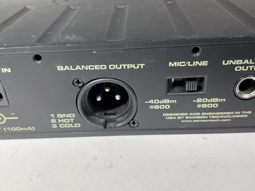 Samson VHF FM Receiver ONLY Stage 5 Model SR5 no cords