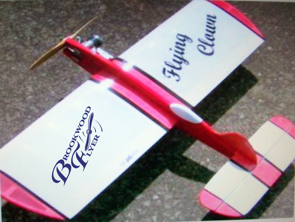 "SUPER DUPER" FLYING CLOWN PLAN Enlarged 150% to 42" OT UC Stunt Model