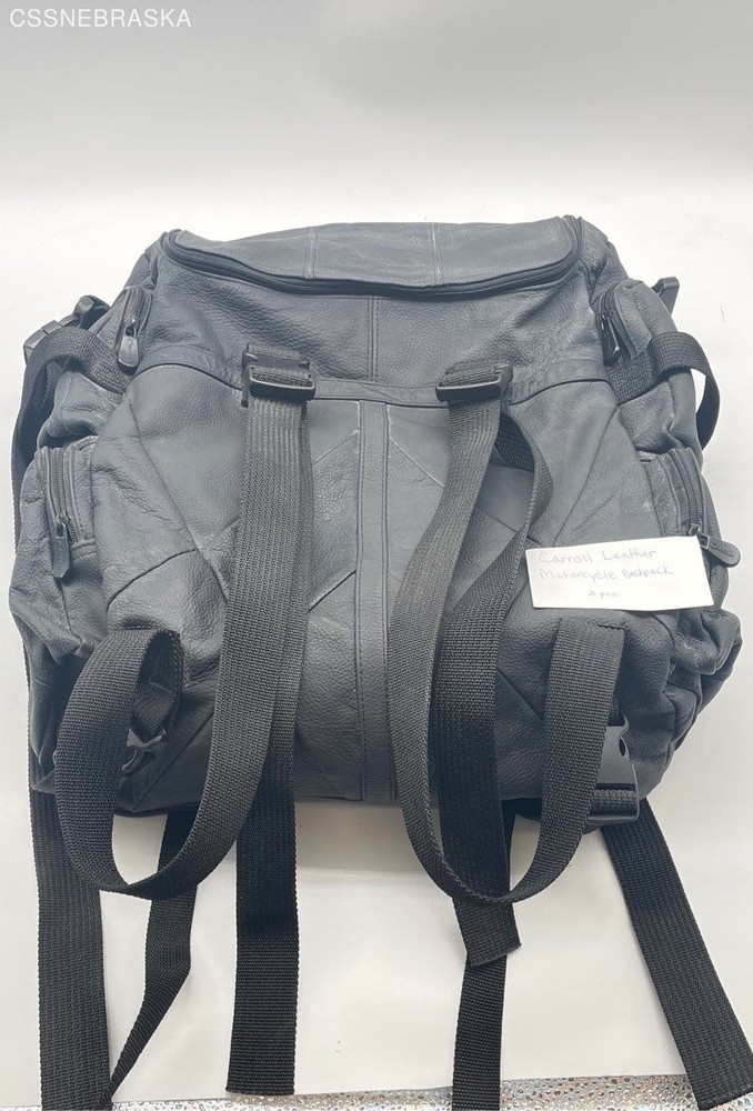 Carroll Black Leather Accessory Bag