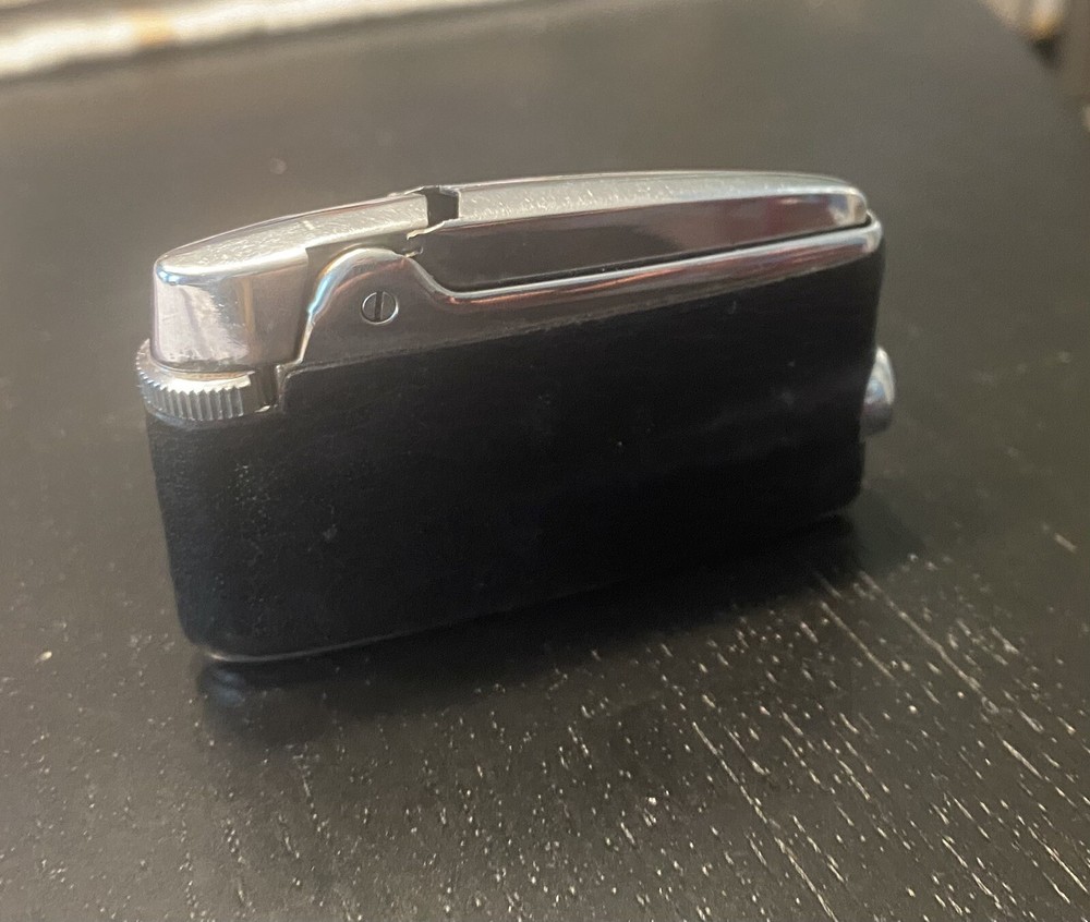 Vintage Ronson Adonis Leather Wrapped Varaflame Lighter