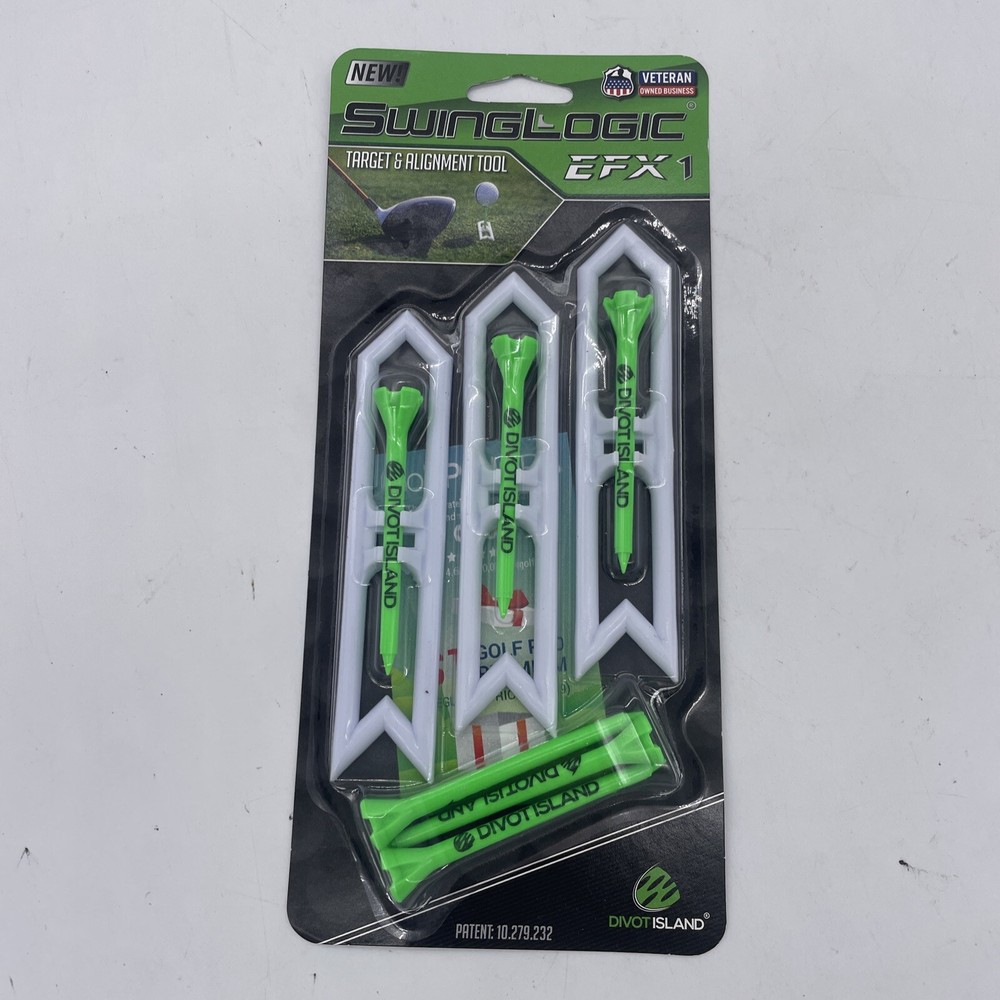 Swing Logic Efx-1 Target And Alignment Tool Golf Aiming Trainer Tee New