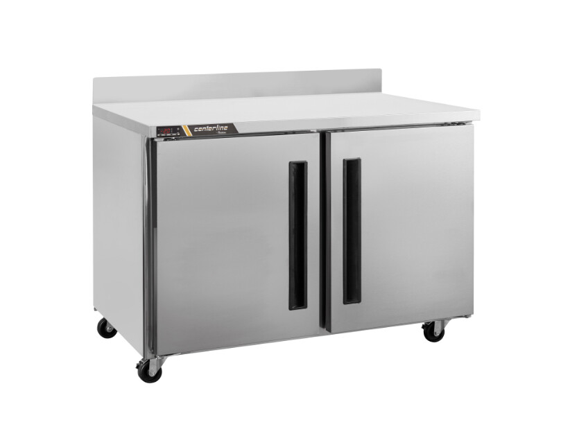 Traulsen CLUC-48F-WTLL Centerline 48" Double Solid Door Work Top Freezer
