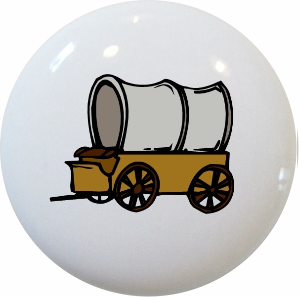 COVERED Wagon CABINET Dresser DRAWER Pull KNOB