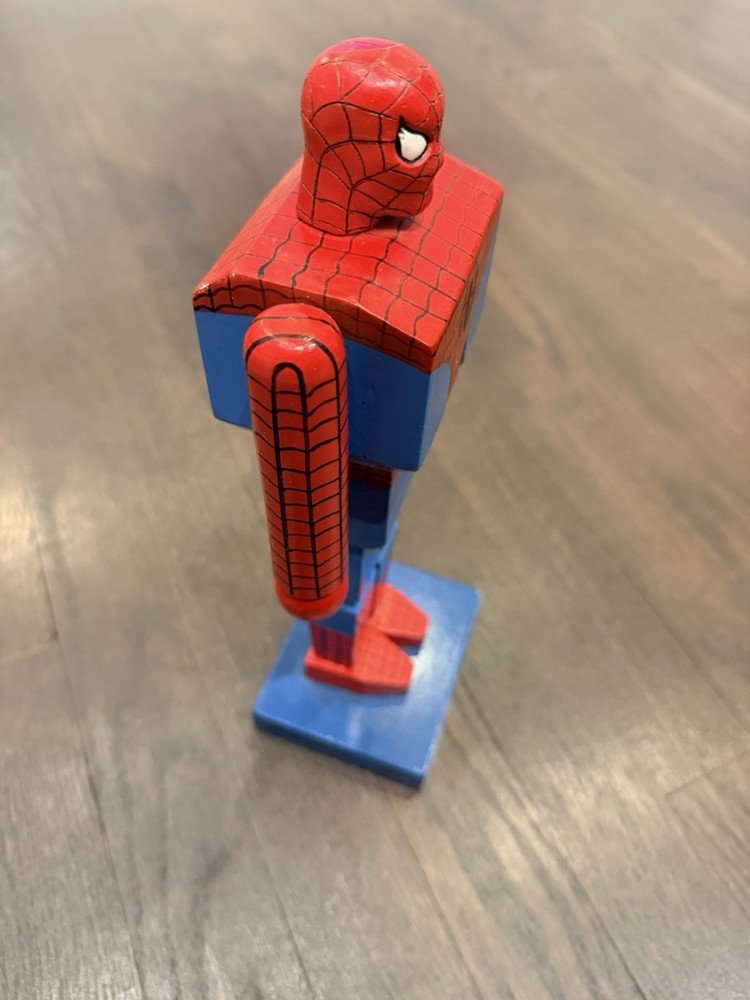 2007 Wood Spider-Marvel Nutcrackers Figurine Marvel RARE 🔥🔥🔥