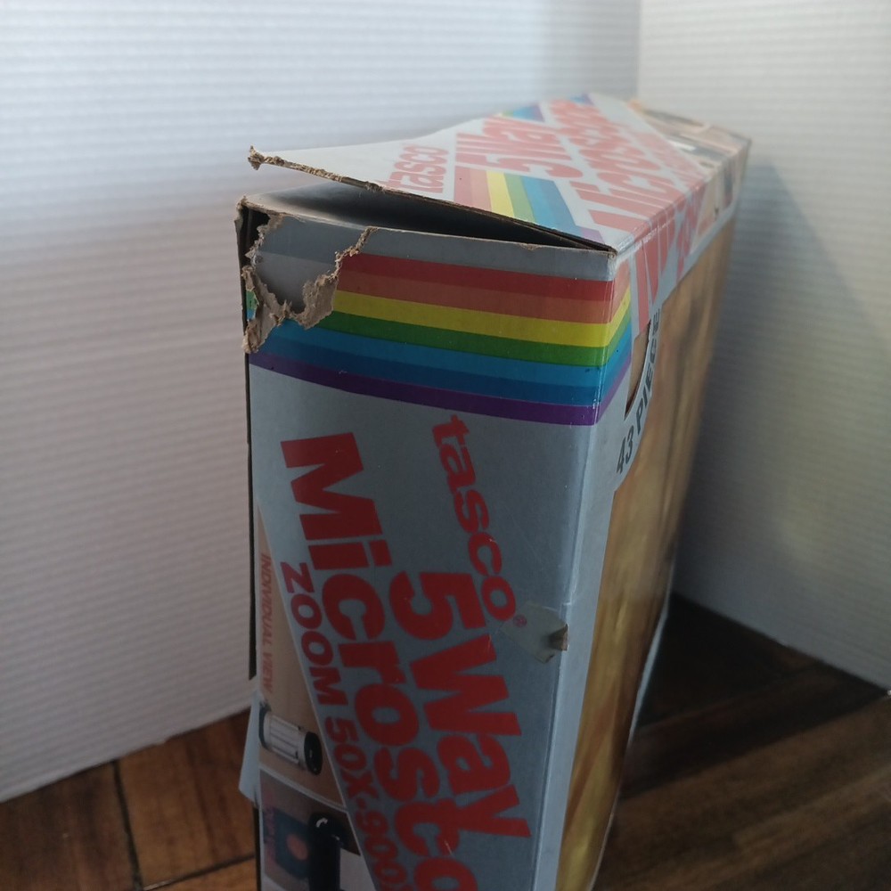 Tasco 5 Way Microscope Incomplete Set