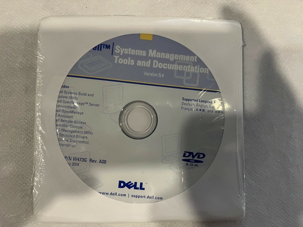 Sealed Dell Systems Management Tools and Documentation CD-ROM