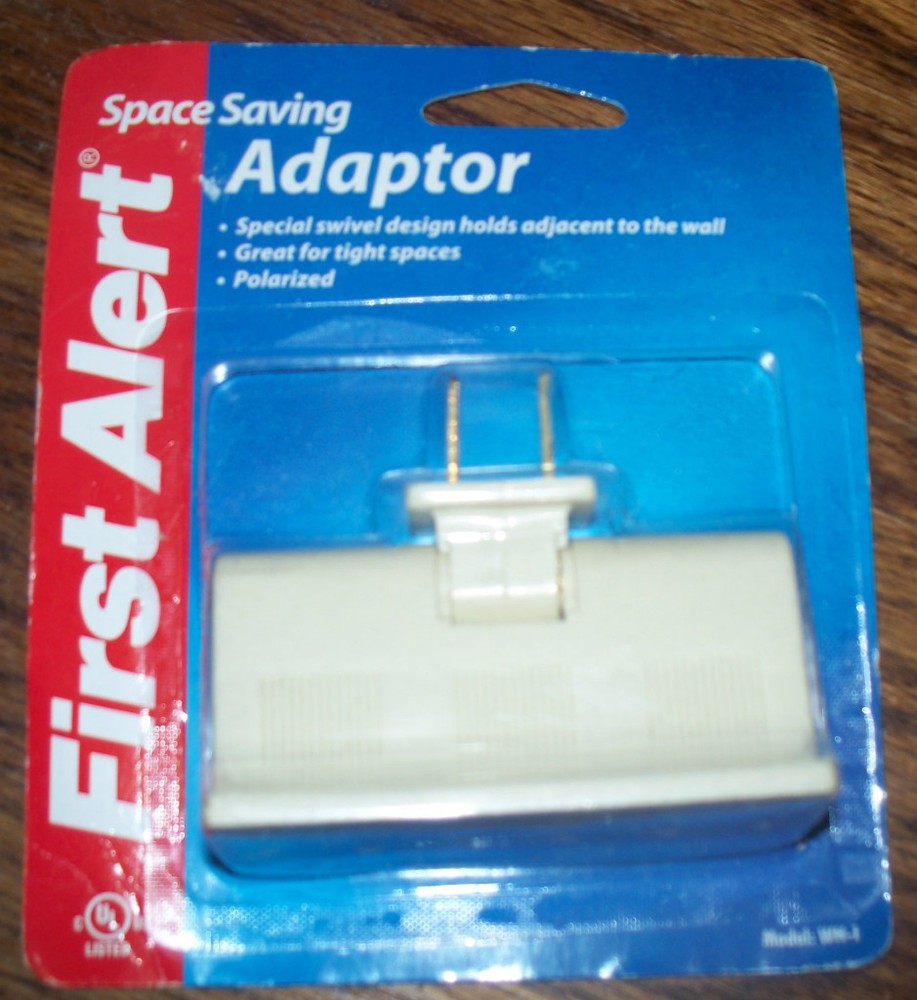 First Alert SPACE SAVING ADAPTOR - For 3 Devices! WH-1