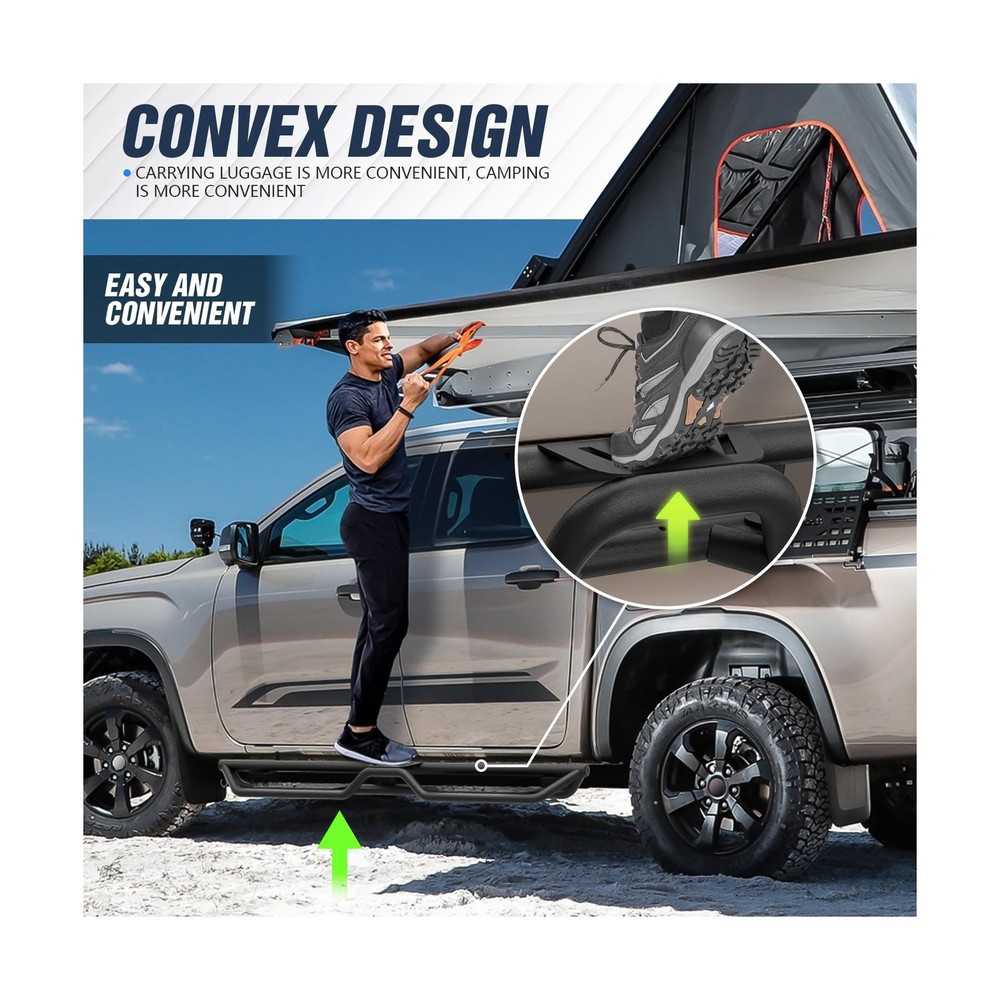Double Cab Running Boards Side Steps Compatible for 2019-2026 Chevy Silverado...