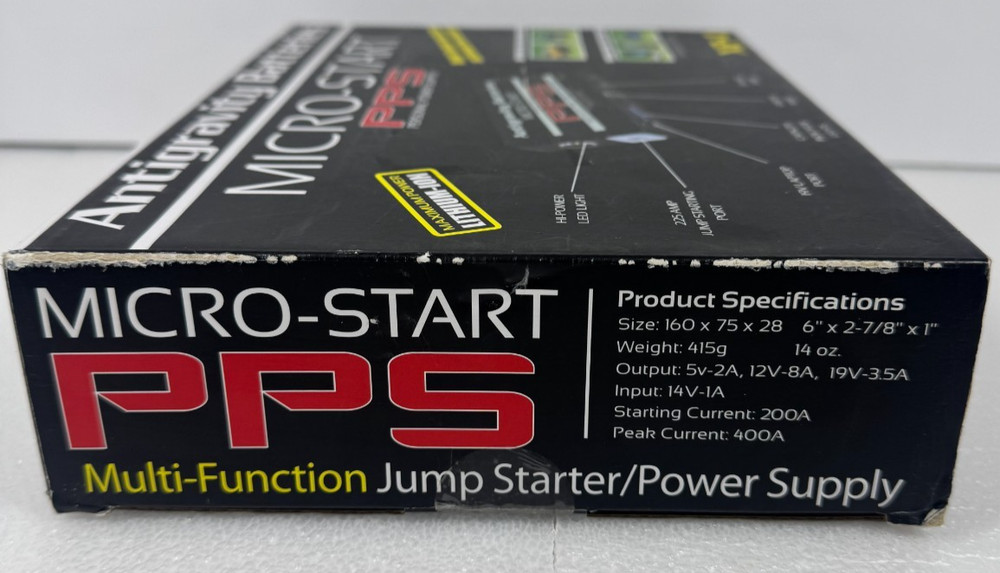 Antigravity XP-1 Micro-Start PPS Jump Starter Power Supply Complete NEW OPEN BOX