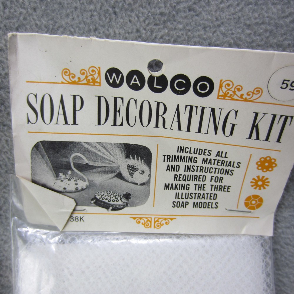 Vintage WALCO Soap Decorating Kit