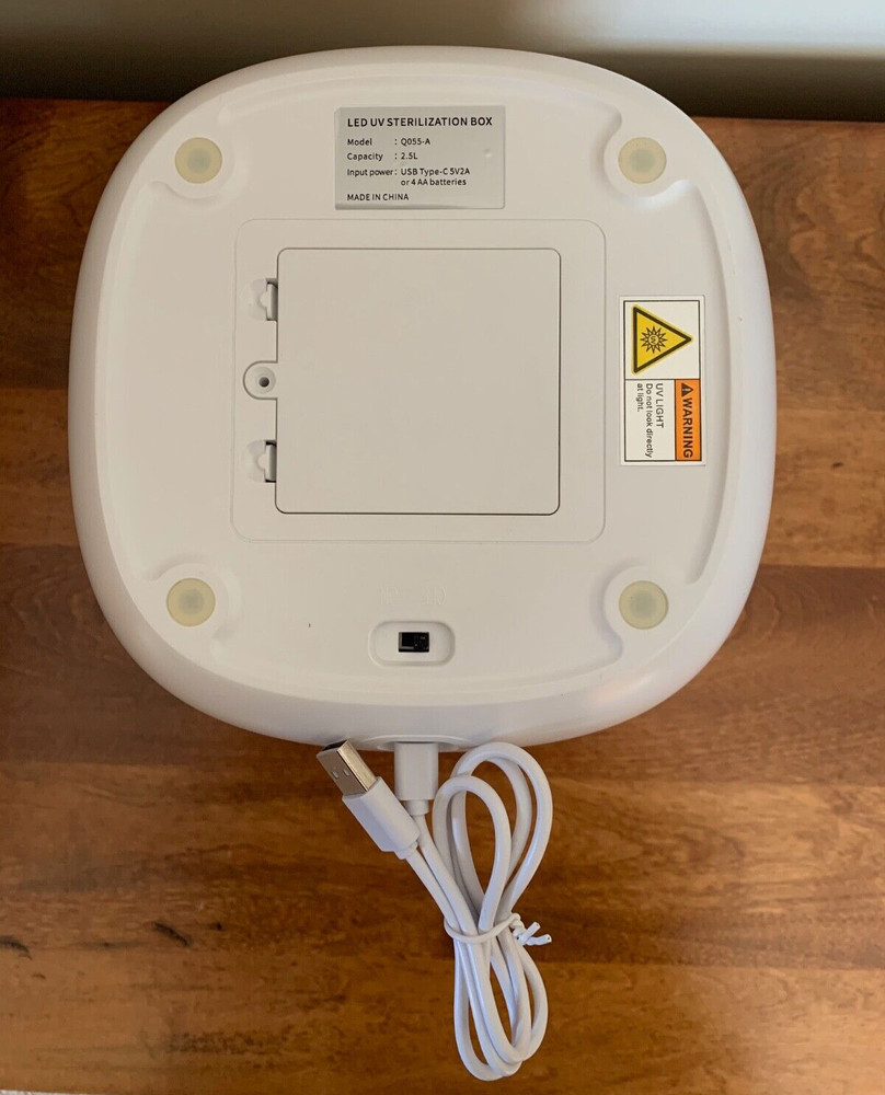 LED UV Sterilization Portable Box - White