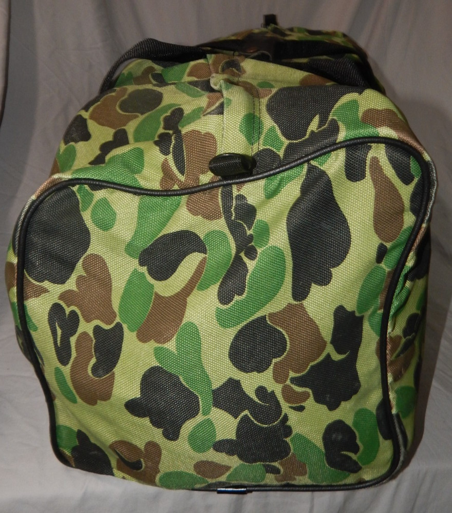 Large Camo Duffel Bag