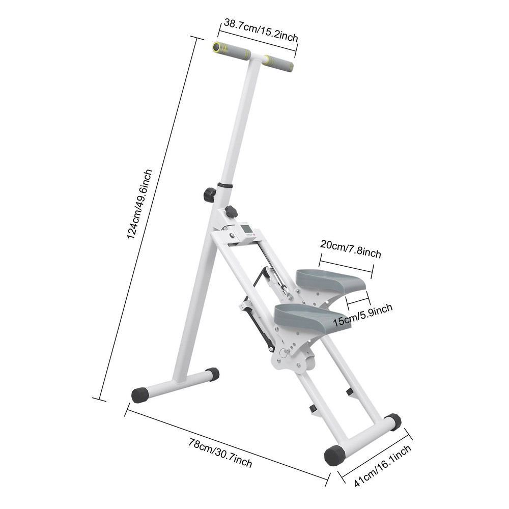 Stair Stepper with Resistance Home Upgrade Vertical Climber Workout Machine US