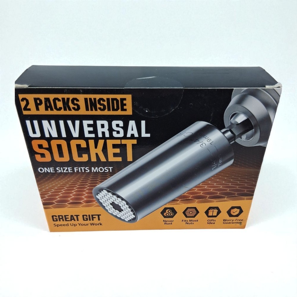 Super Universal Tool Socket Set - 2 Pack (MS24) New In Box