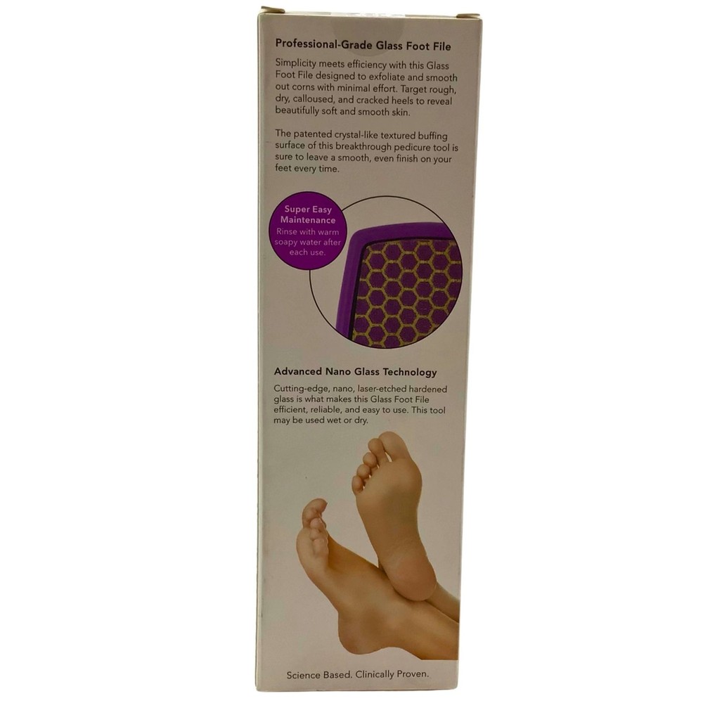 SPA Sciences Glass Foot File – Nano Technology – 1 Pack – New