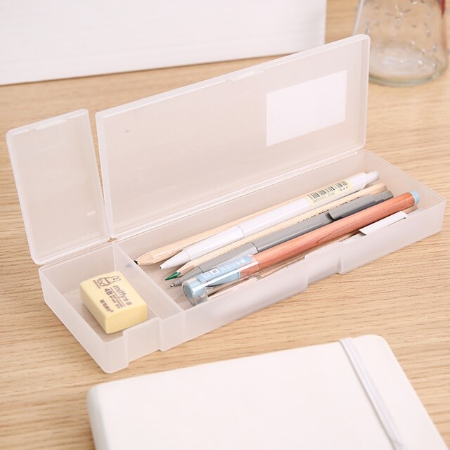 [MUJI] PP Pen Case S / L / with 2 Compartments (Select)