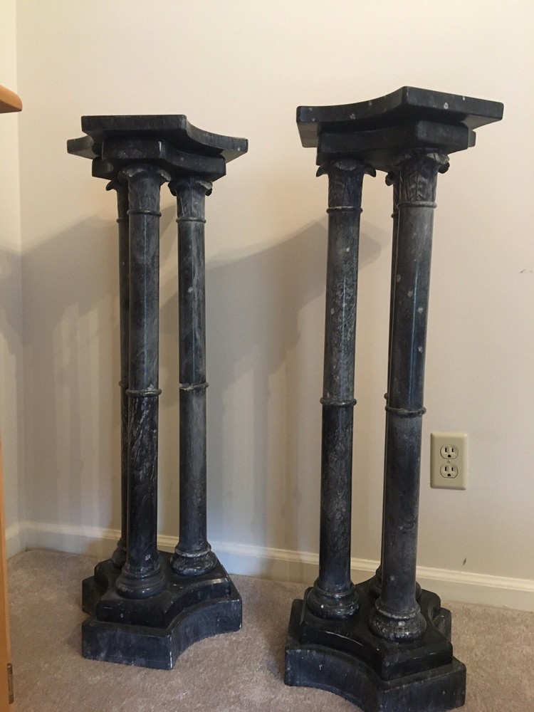 Corinthian Marble Pedestal Columns