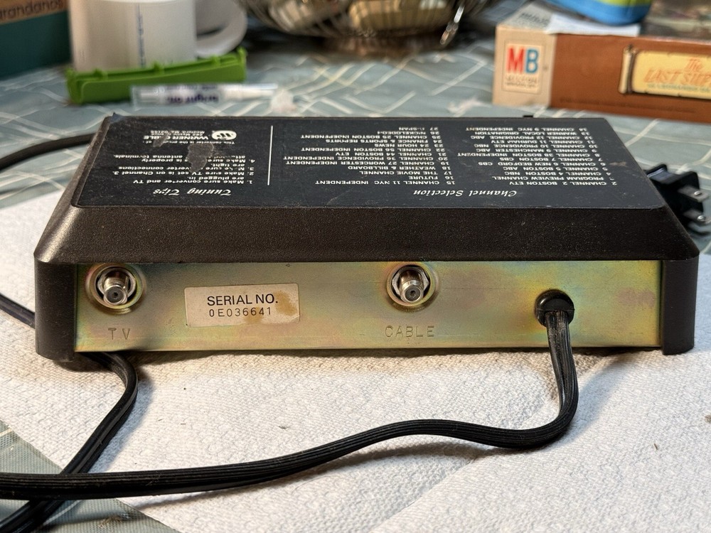 Vintage Jerrold JSX-3 Cable Box – Local Pickup Only