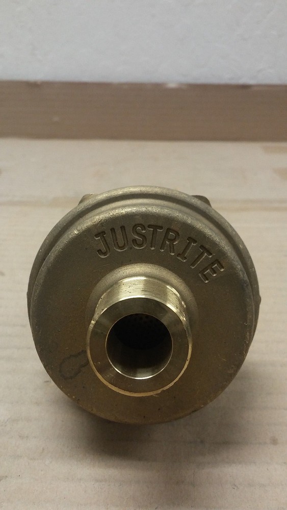 JUSTRITE Brass Drum Vent Adapter