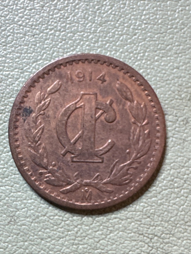 1914 Mexico 1 One Centavo - KM# 415