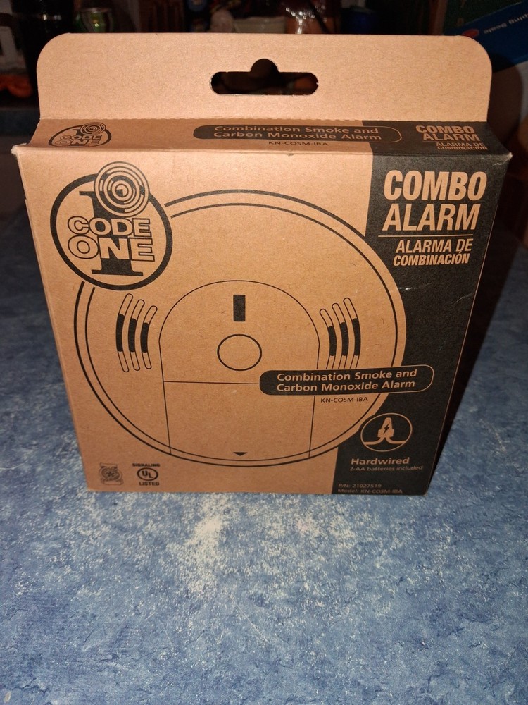 Kidde Code One Combo Alarm Smoke Wired 900-CUAR - White (21032251) Never Used