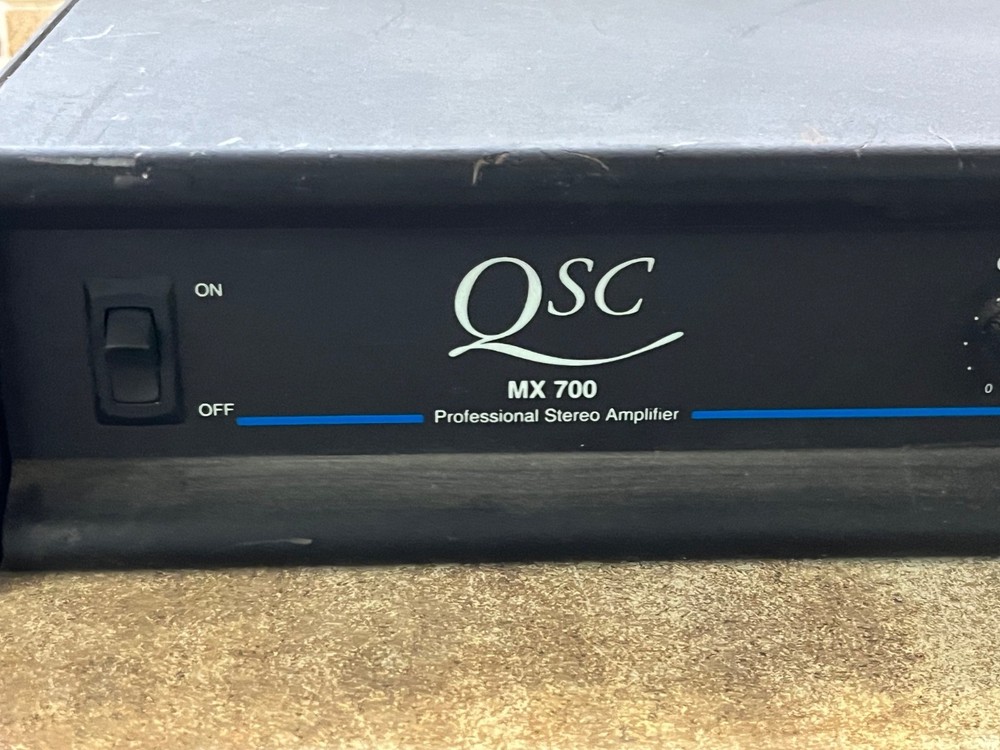 QSC MX700 2 Channel Power Amplifier - Black