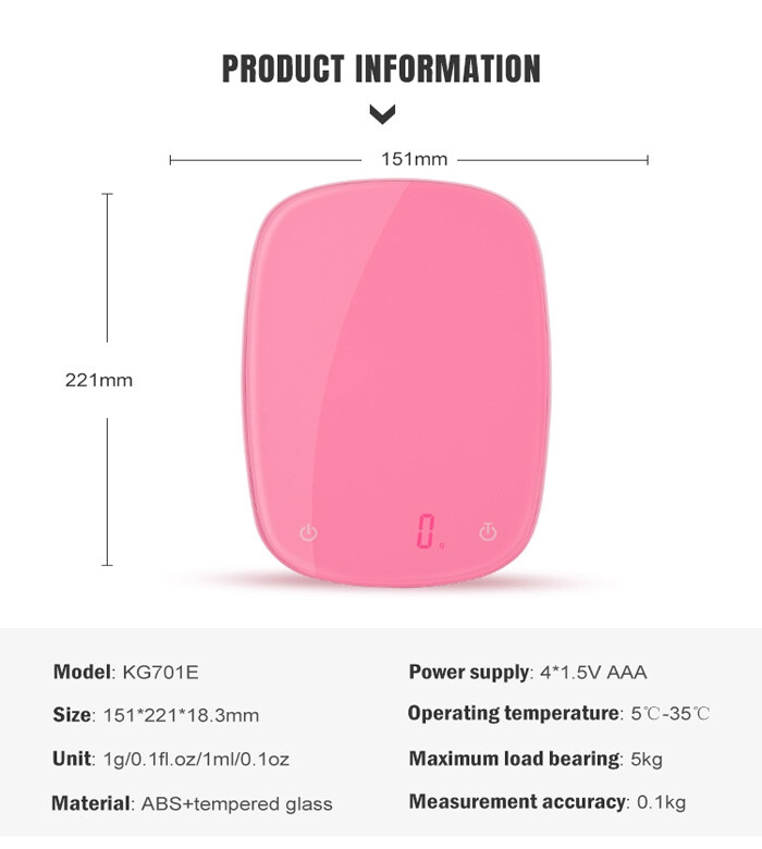 Nutrition Food Scale Smart Digital Kitchen App-Enabled iPhone