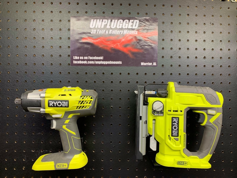 Tool Holder Wall Mount for Ryobi One+ 18V Optional Left/Right Orientation