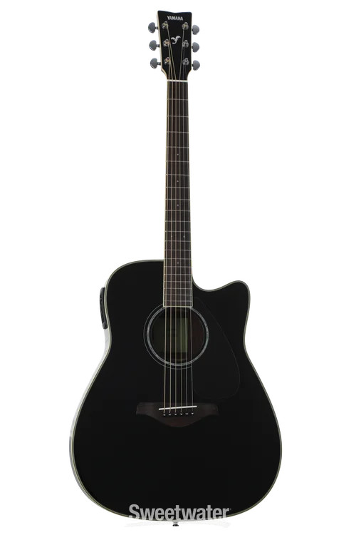 Yamaha FGX830C Dreadnought Cutaway - Black