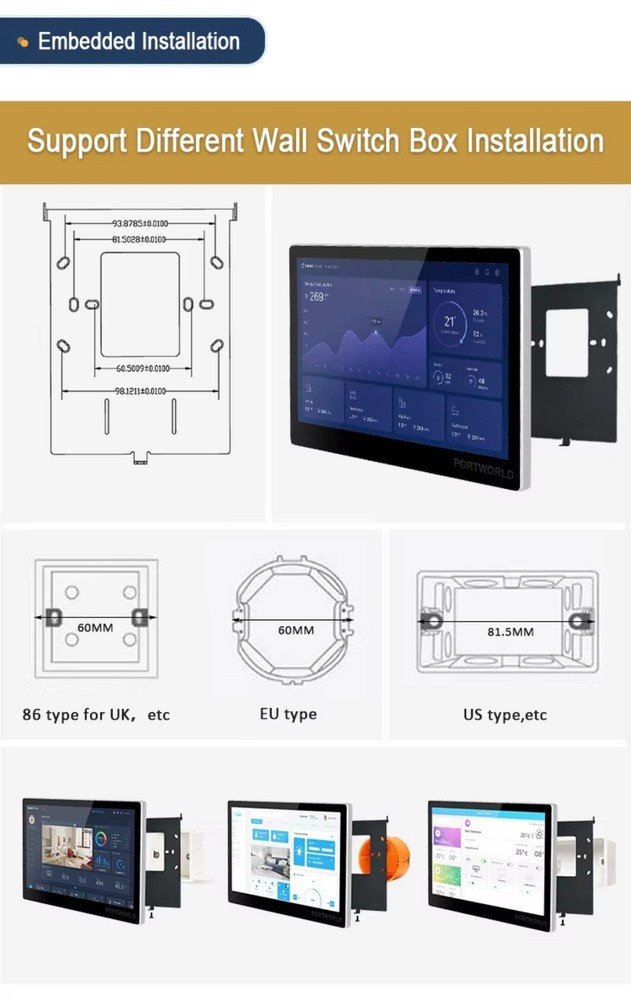 Home Automation 10 Inch Central Control Panel