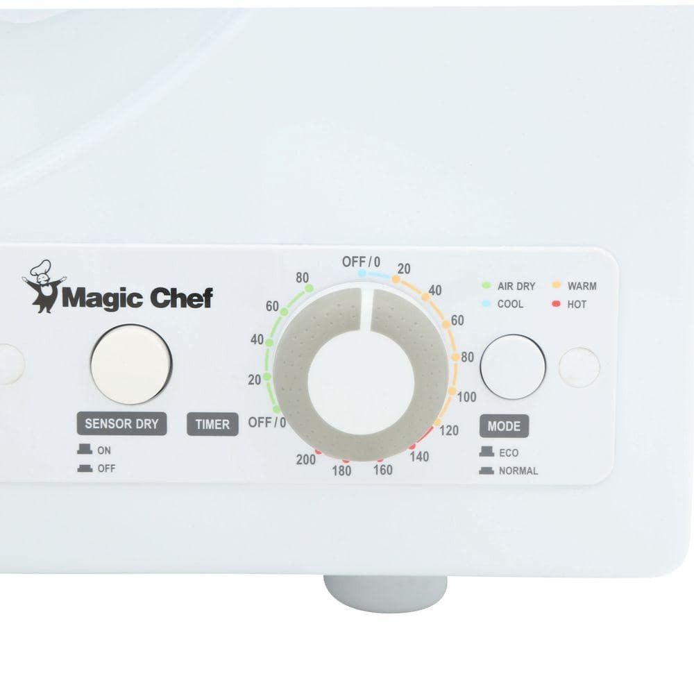 Magic Chef 2.6 cu. ft. White Compact Electric Dryer