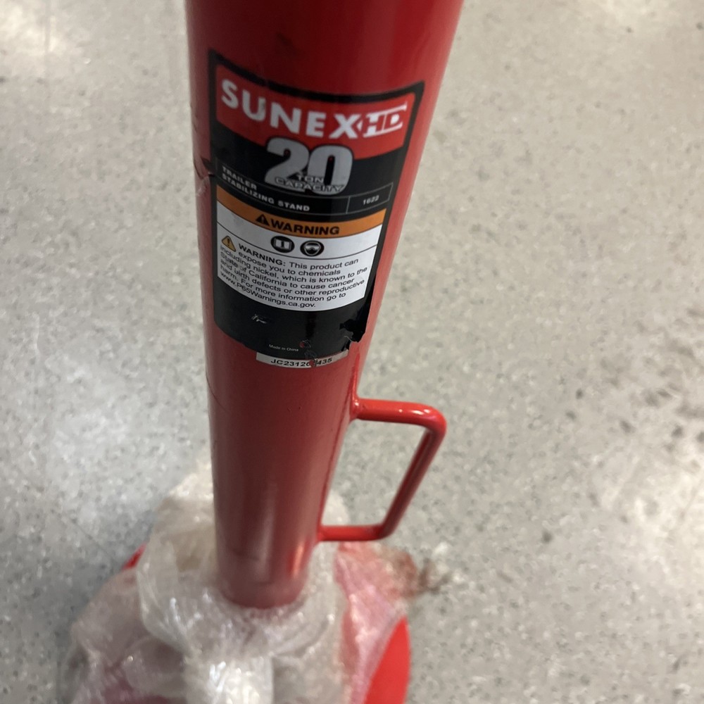 Sunex Tools Trailer Stabilizing Stand - 20 Ton Capacity ** Missing Handle **