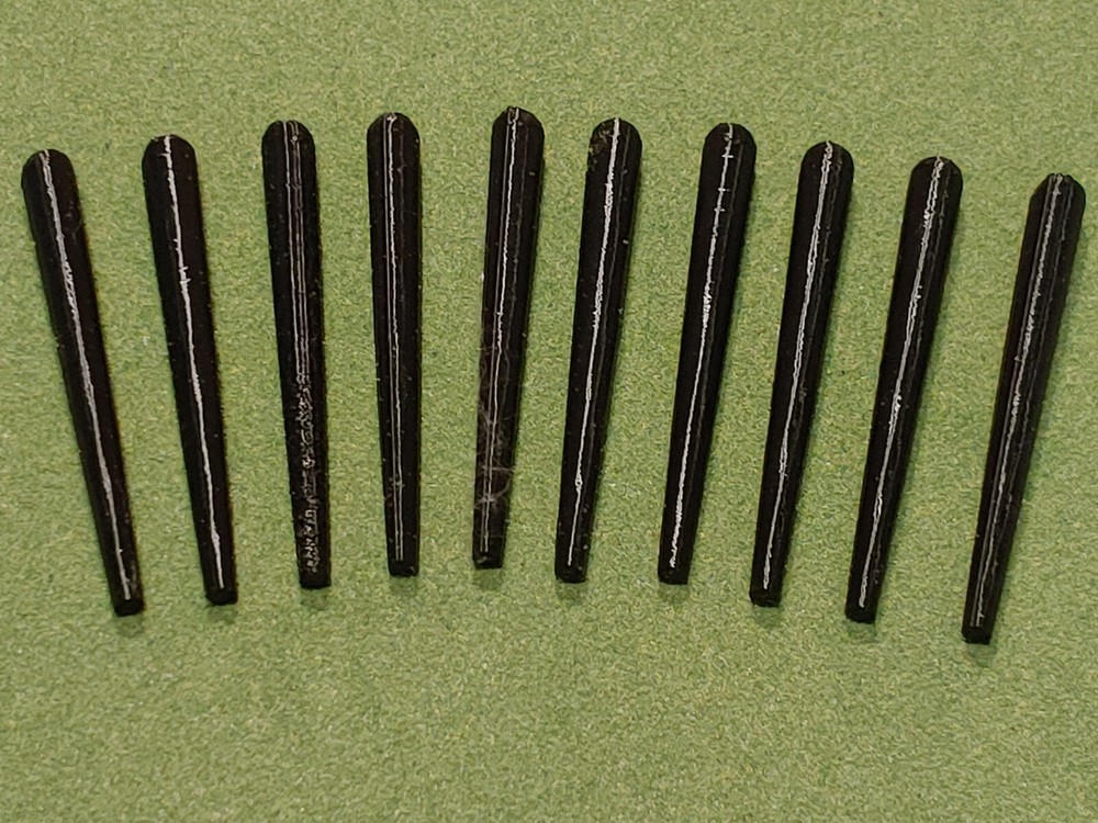 10 Baseball Bats for Bobbleheads - Various Colors